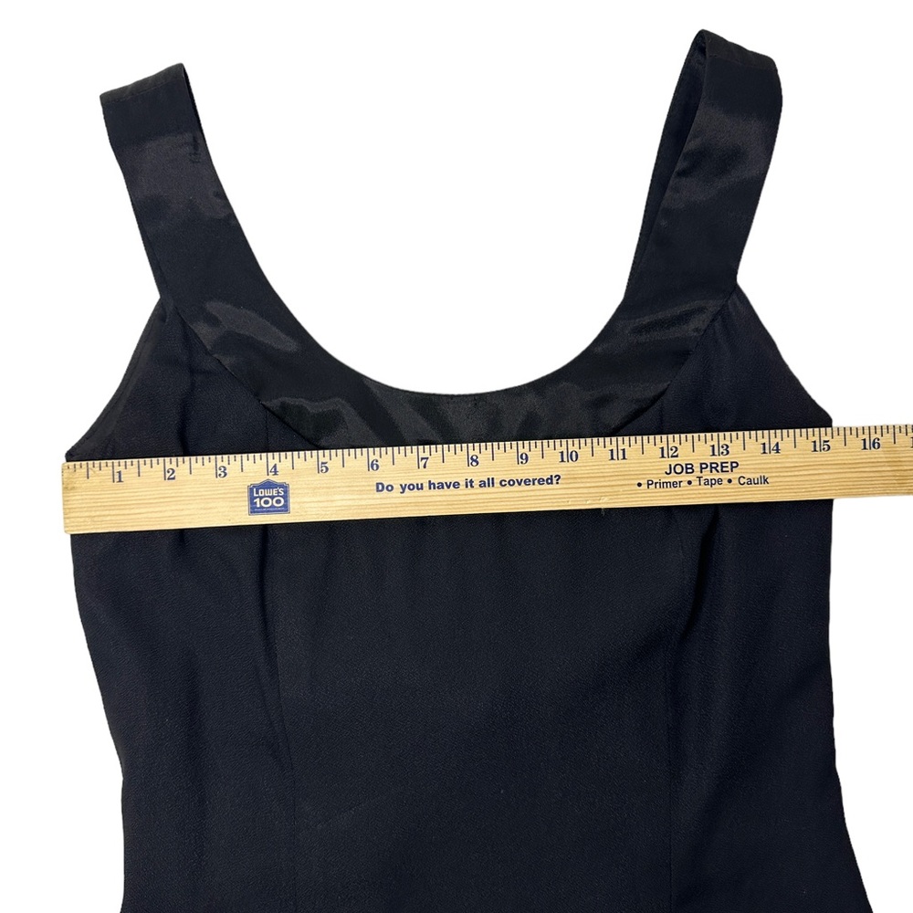 Hollywood Nites Vintage Classic Black Gown fits‎ a sz 4/6 Women’s - Picture 5 of 9